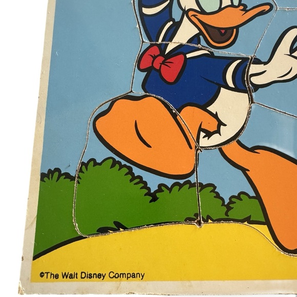 Lot of 2 vintage Playskool Wooden Puzzles - Picture 2 of 7